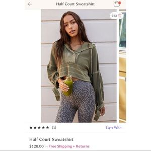 New Free People Half Court Sweatshirt